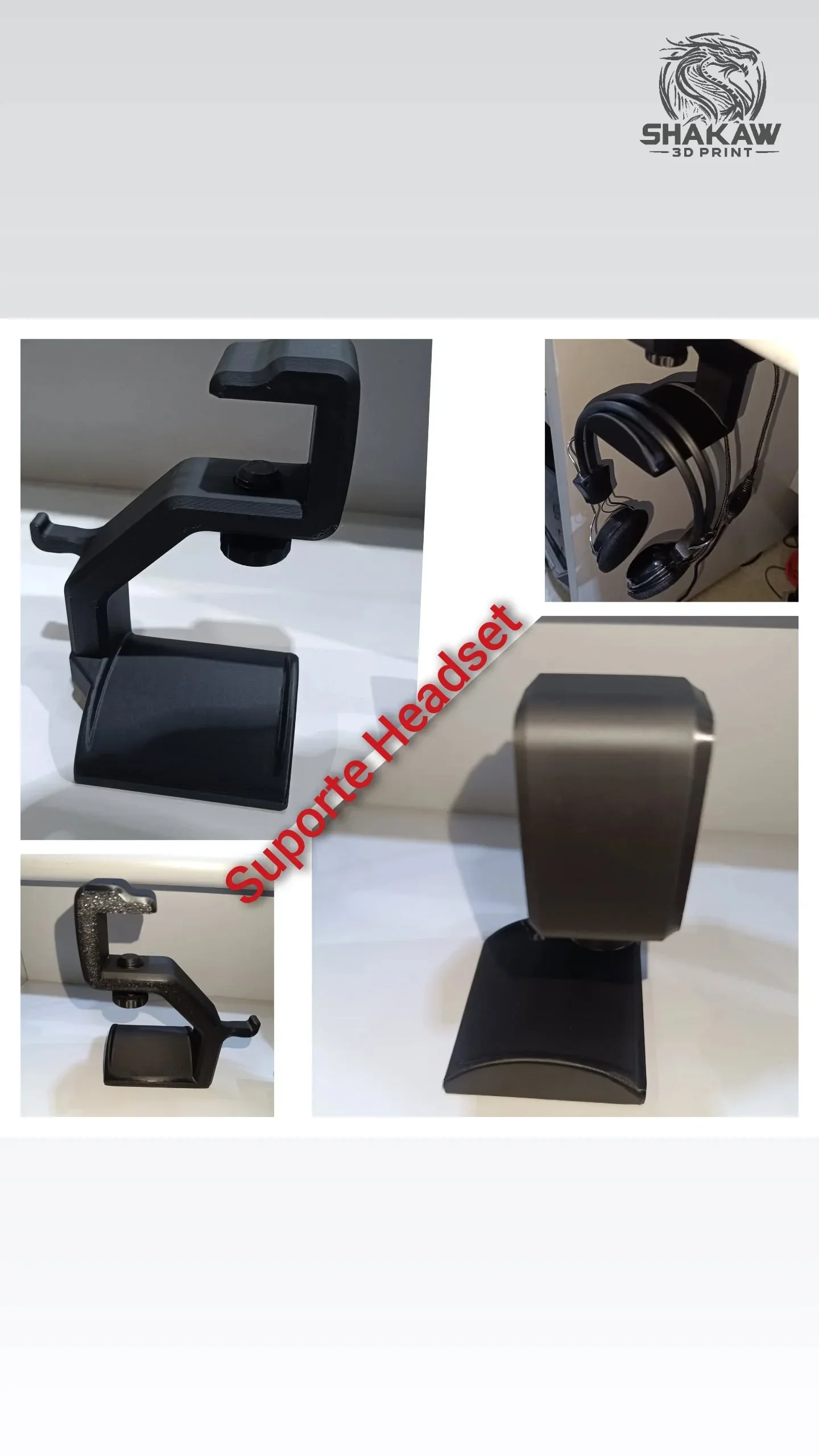 Suporte de Mesa para Headset